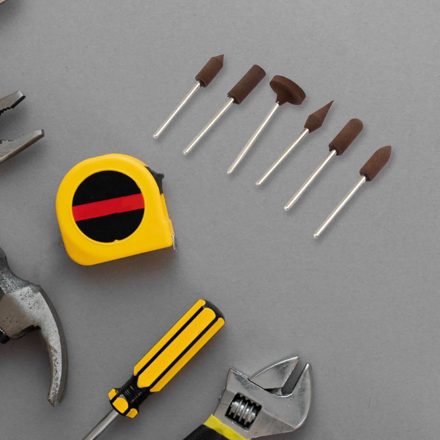 Mounted Points Abrasive Stone Head Mounted Grinding Wheel Bits Rotary Tool Kit (6 Pcs) Mounted Points Abrasive Stone Head Mounted Grinding Wheel Bits Rotary Tool Kit (6 Pcs)